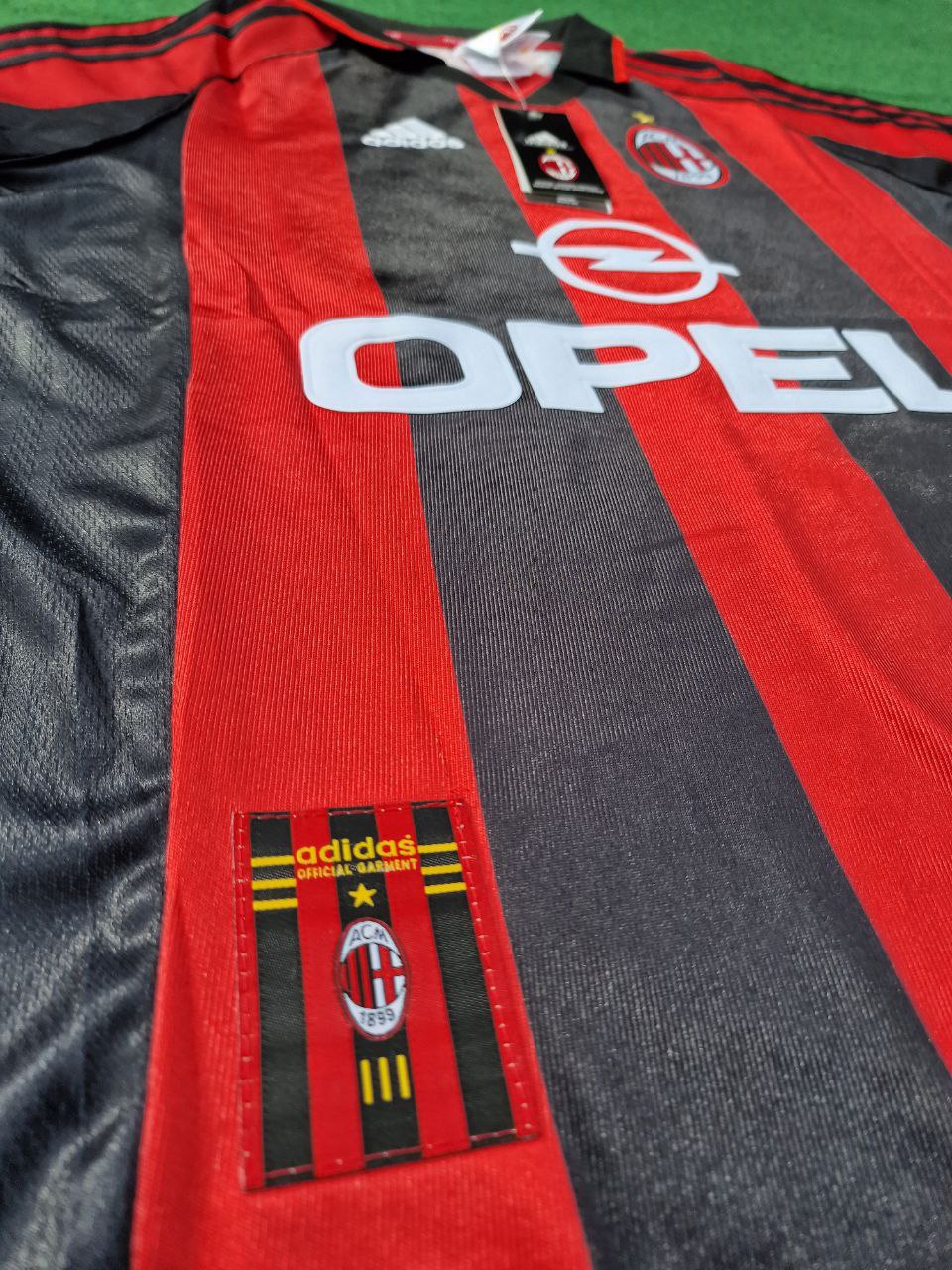 1998/99 George Weah AC Milan Retro Football Jersey – 5