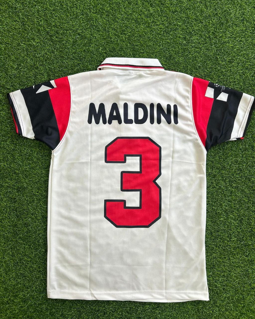 Paolo Maldini AC Milan Retro Jersey – Back View