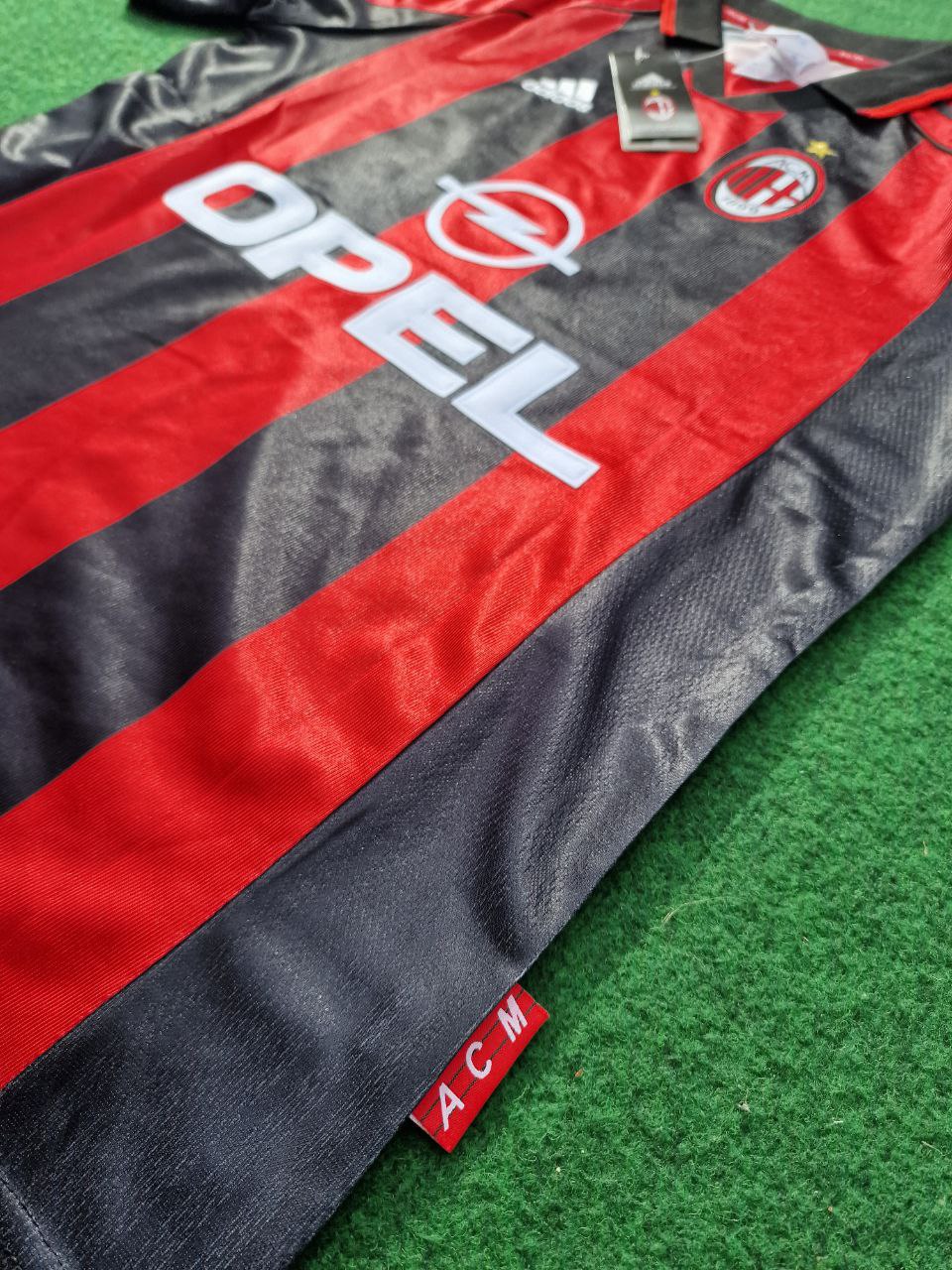 1998/99 George Weah AC Milan Retro Football Jersey – 6