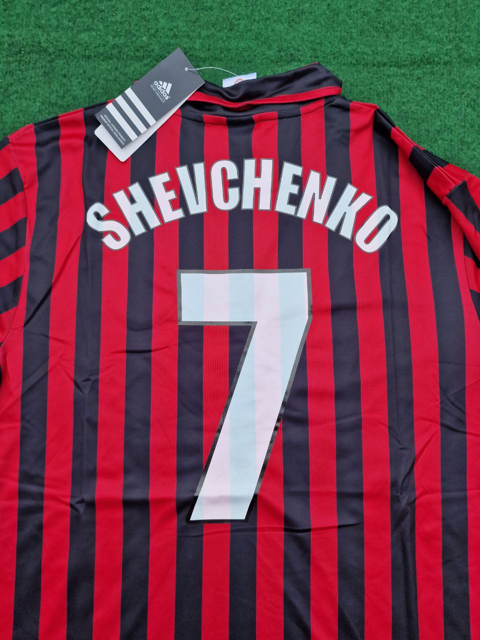 Andriy Shevchenko AC Milan Retro Football Jersey – Detailed View