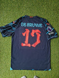 Kevin De Bruyne Manchester City Football Jerssey. – Back View