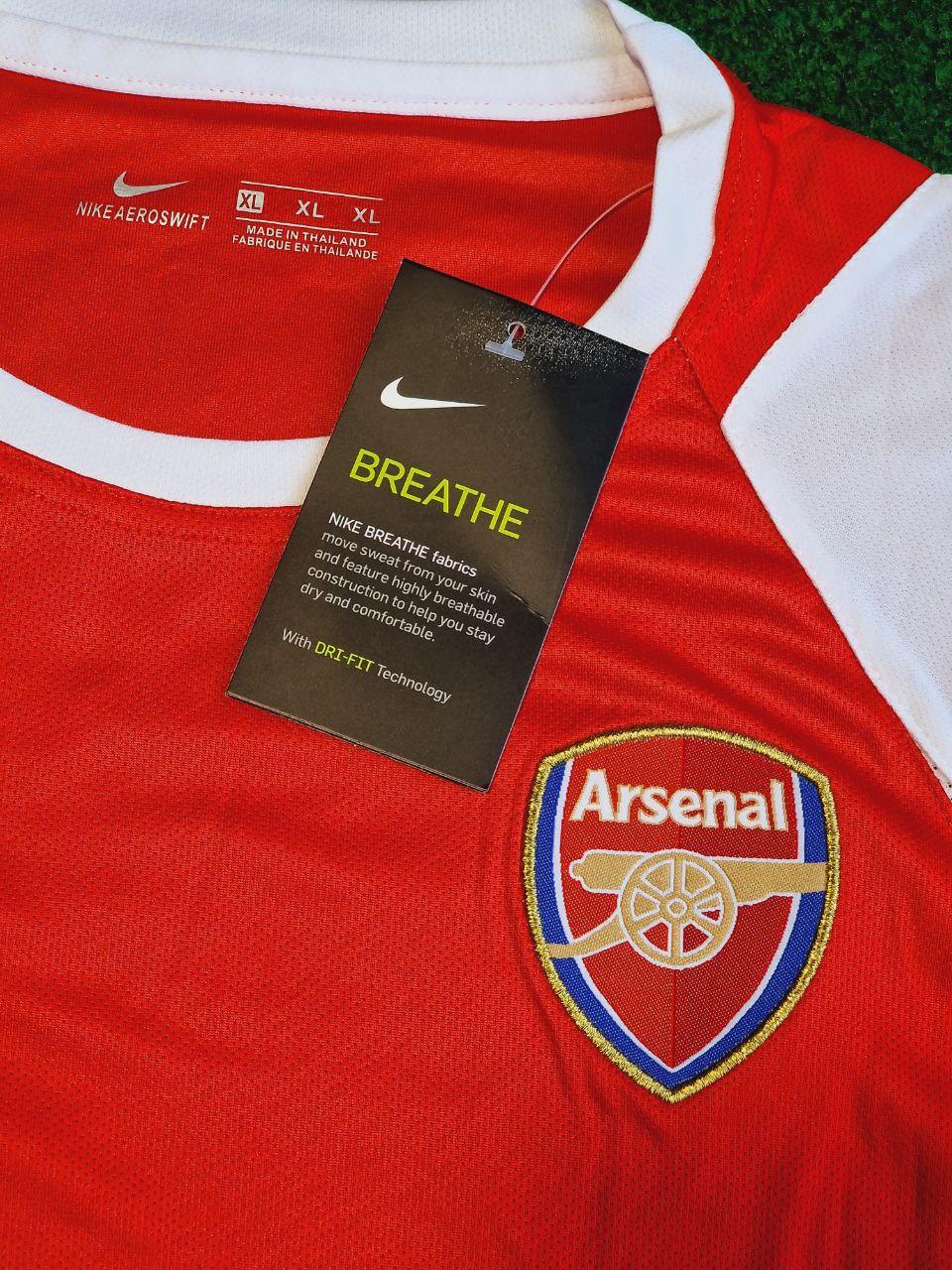 2002/03 Viktor Gyökeres 14 - Arsenal o2 Home Retro Football Jersey Soccer – 4