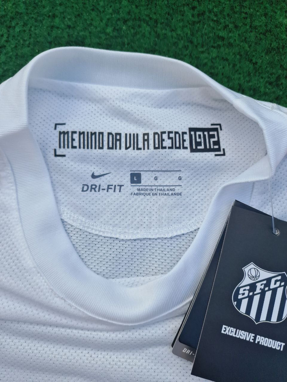 Neymar Jr Santos FC White Retro Football Jersey – 5