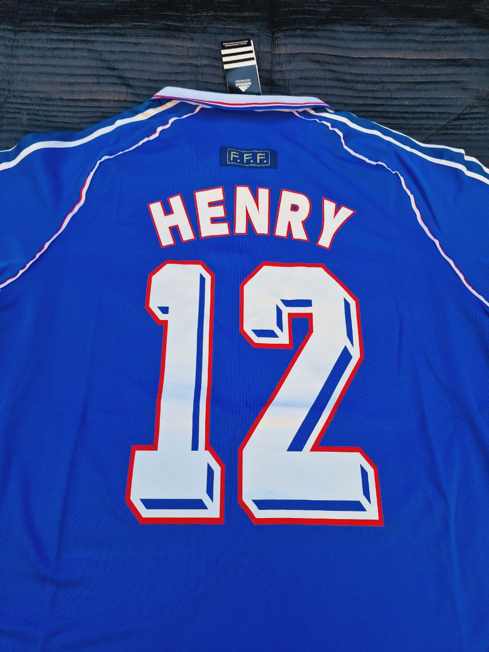 Thierry Henry France 1998 World Cup Retro Football Jersey – 6
