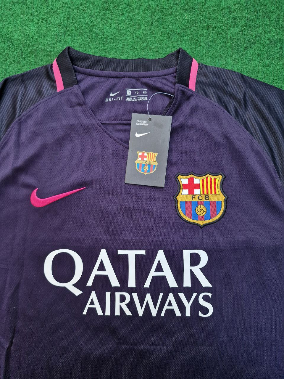 Sergio Busquets Barcelona 14/15 Retro Pink Printing Long Sleeve Jersey – 4