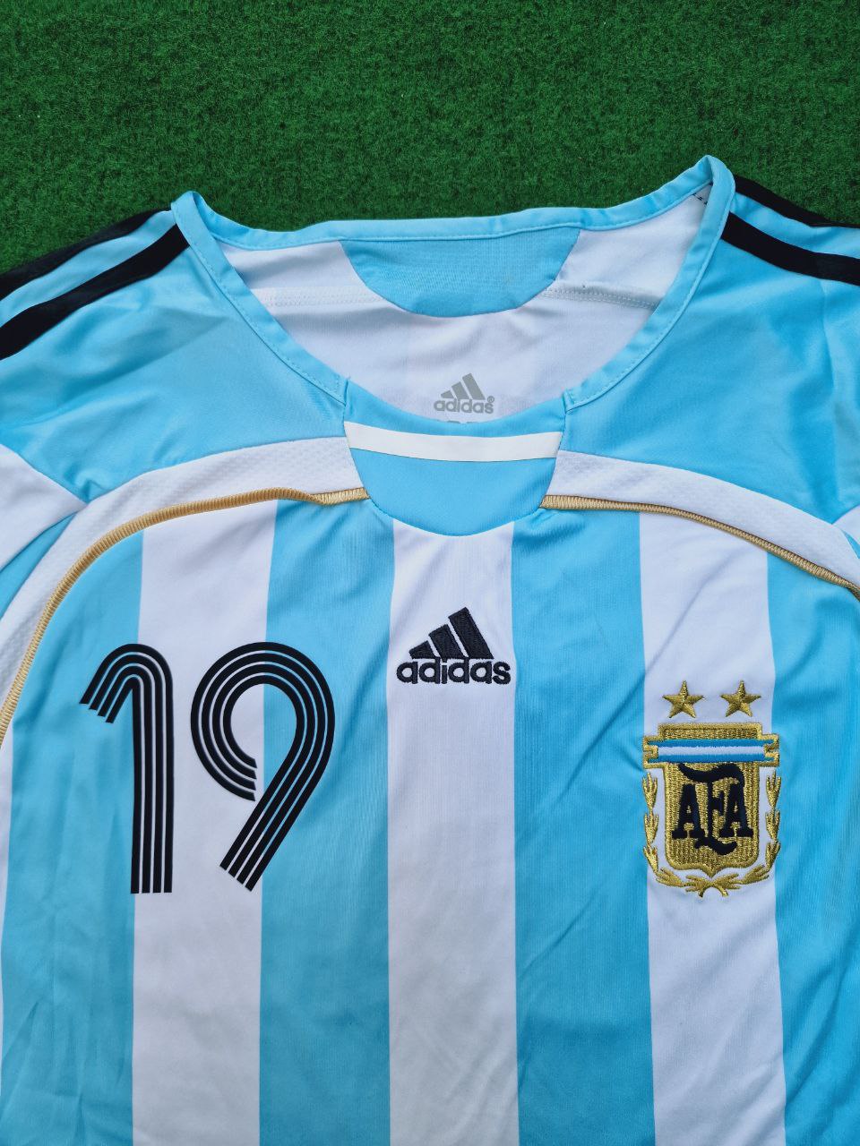 Lionel Messi Argentina 2006 World Cup Retro Long Sleeve Football Jersey – 4