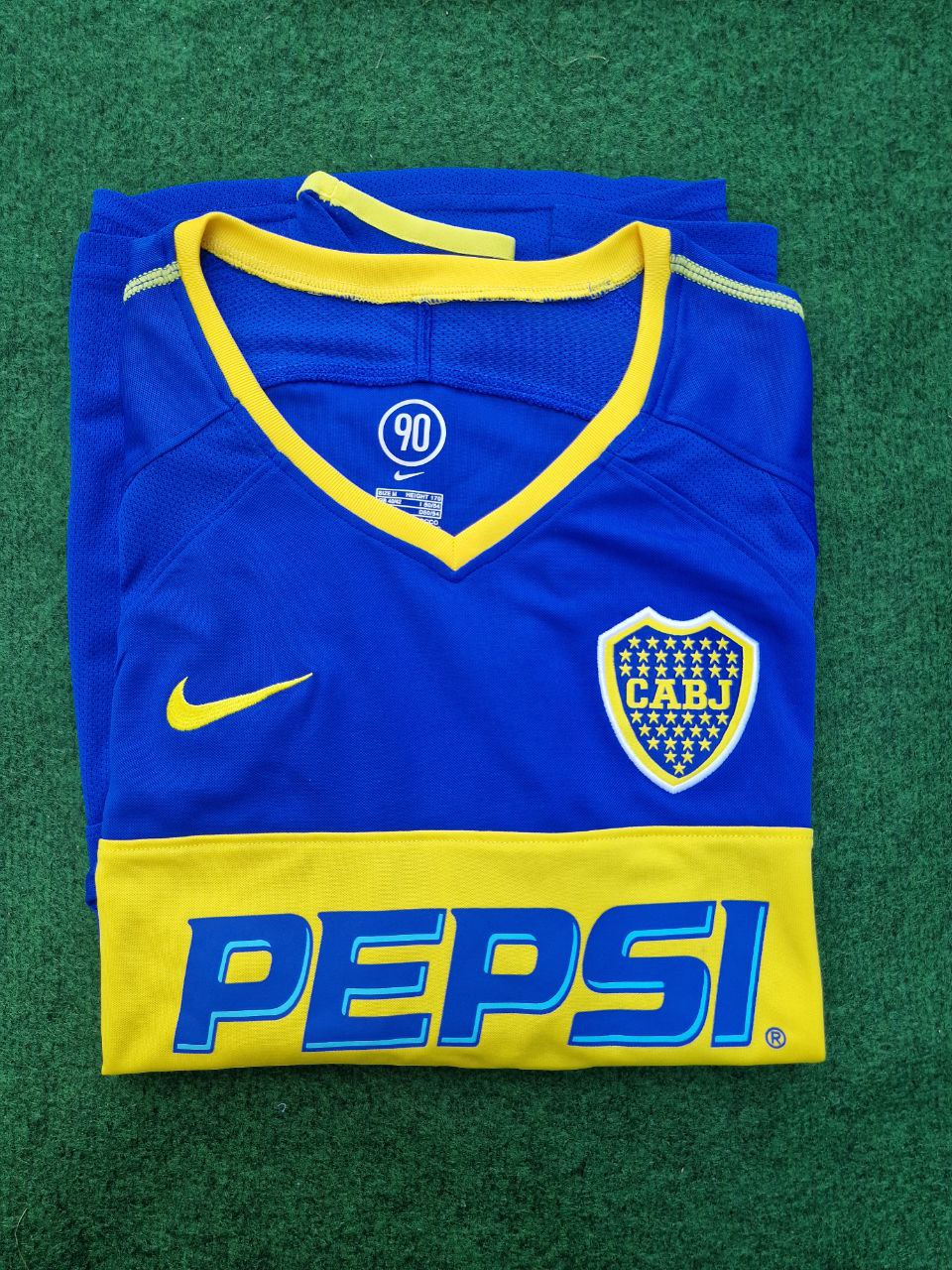 Carlos Tevez Boca Juniors 2003 2004 Retro Long Sleeve Jersey – 5