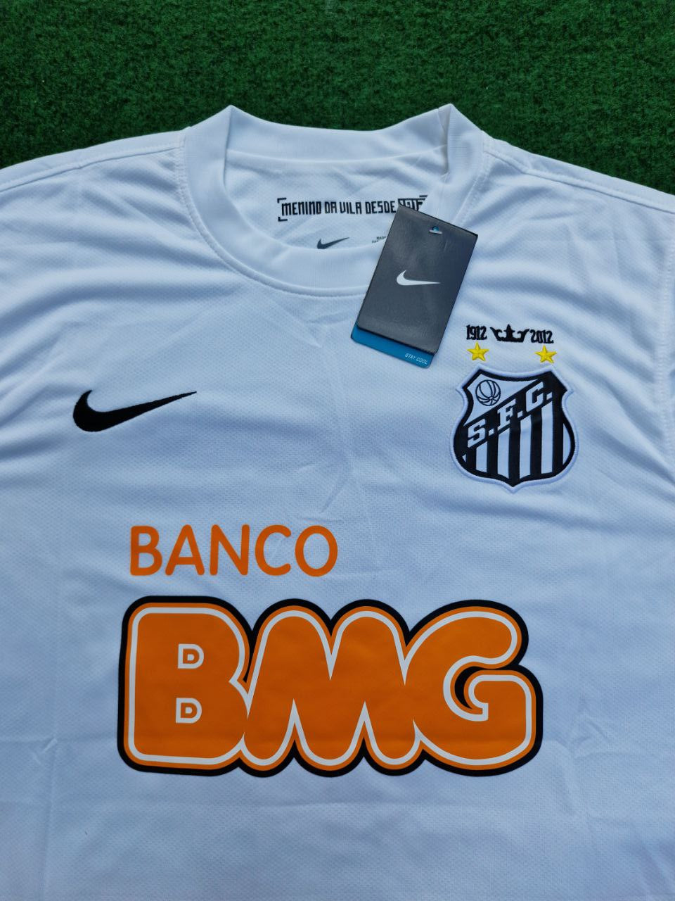 Neymar Jr Santos FC White Retro Football Jersey – 11