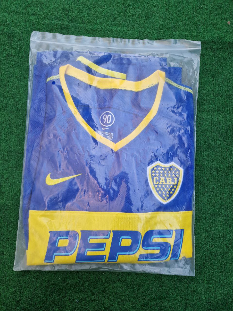 Carlos Tevez Boca Juniors 2003 2004 Retro Long Sleeve Jersey – 7