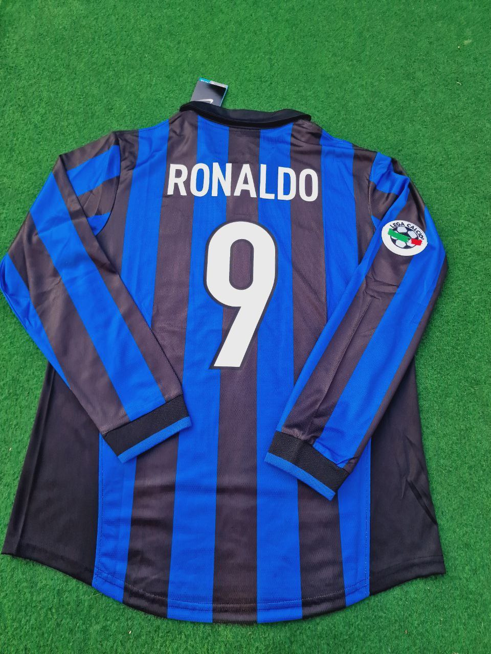 1998 Ronaldo El Fenomeno R9 - Inter 1999 Retro Football Jersey – 8