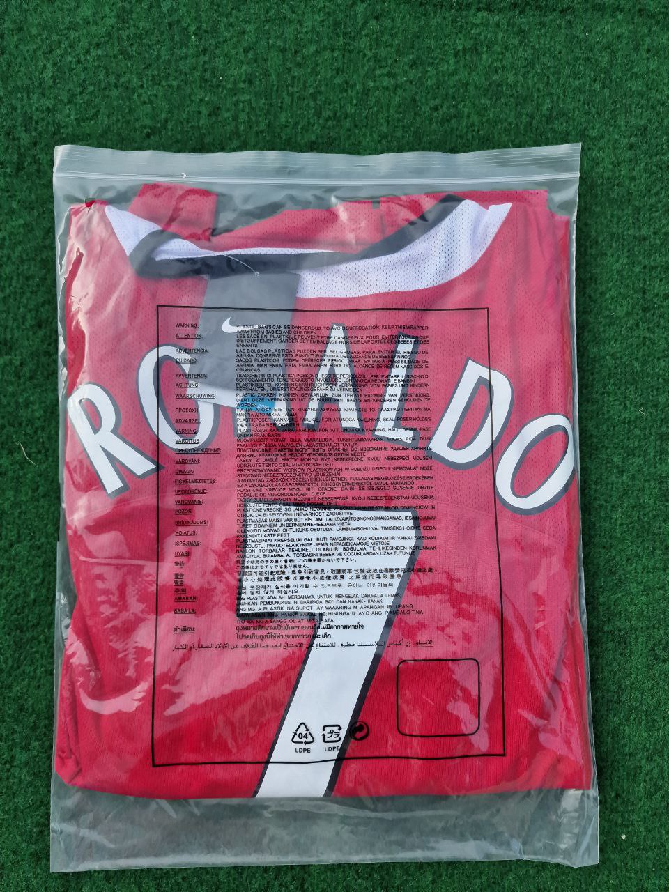 Cristiano Ronaldo Manchester United 2005 EPL Patch Retro Kit Jersey – 10