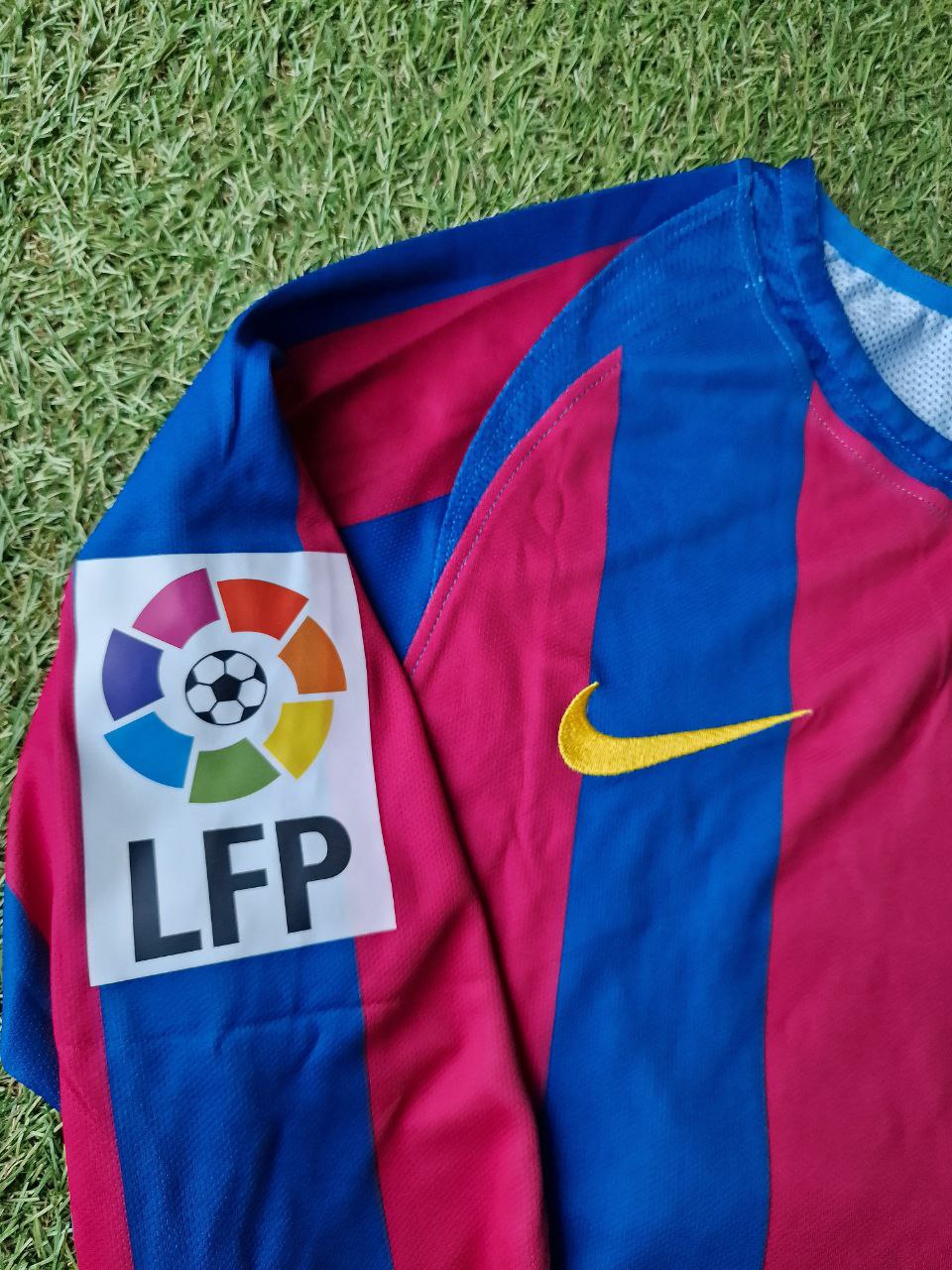 Ronaldinho Gaucho Barcelona 2006 Final Retro Long Sleeve Football Jersey – 7