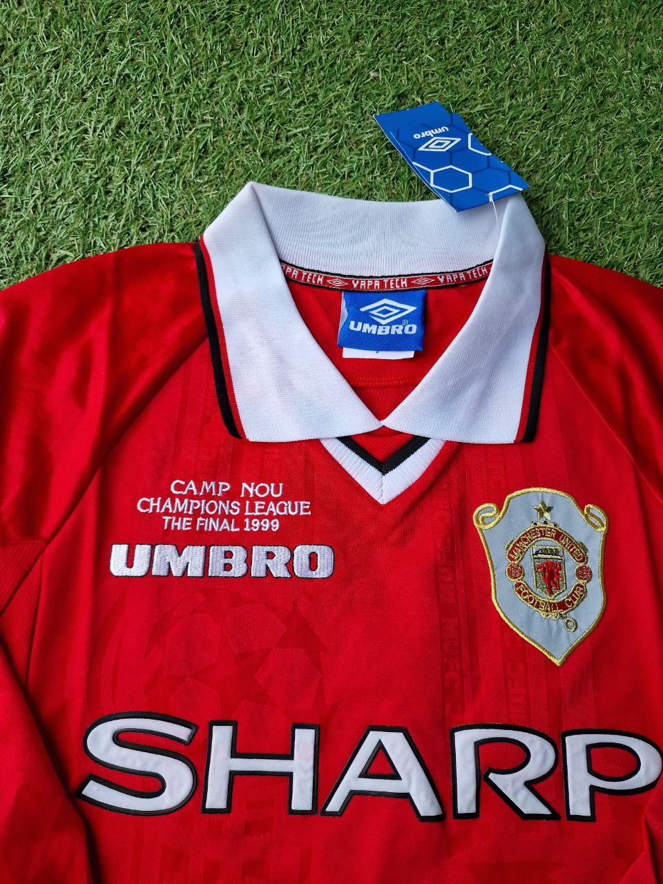 1999 David Beckham Manchester United Champions League Final Retro Football Jersey Collection – 4