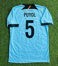 Carles Puyol 12/13 Spain Retro Jersey – Back View