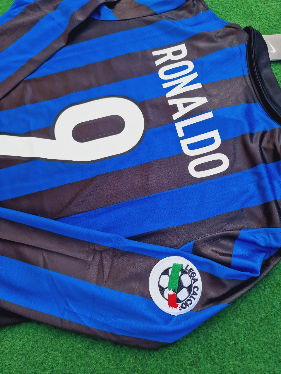 1998 Ronaldo El Fenomeno R9 - Inter 1999 Retro Football Jersey – 4