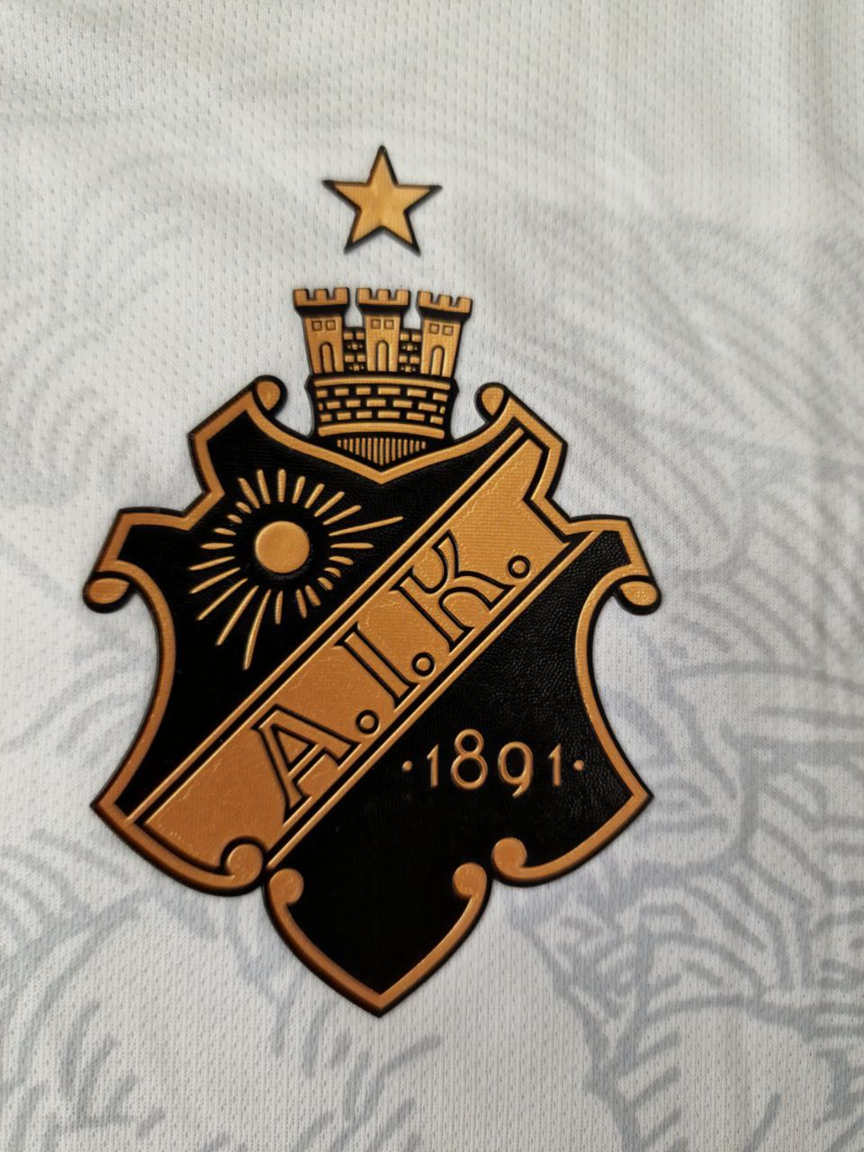 AIK Stockholm Sweden 100th Year Special Edition Football Jersey – Back View