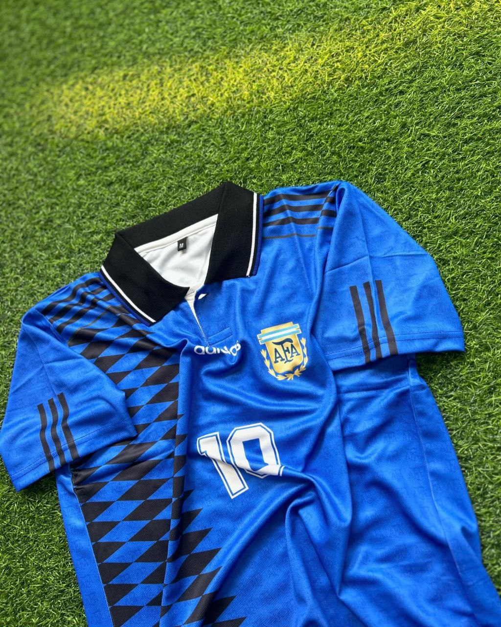 Lionel Messi Argentina Blue Football Jersey – Detailed View