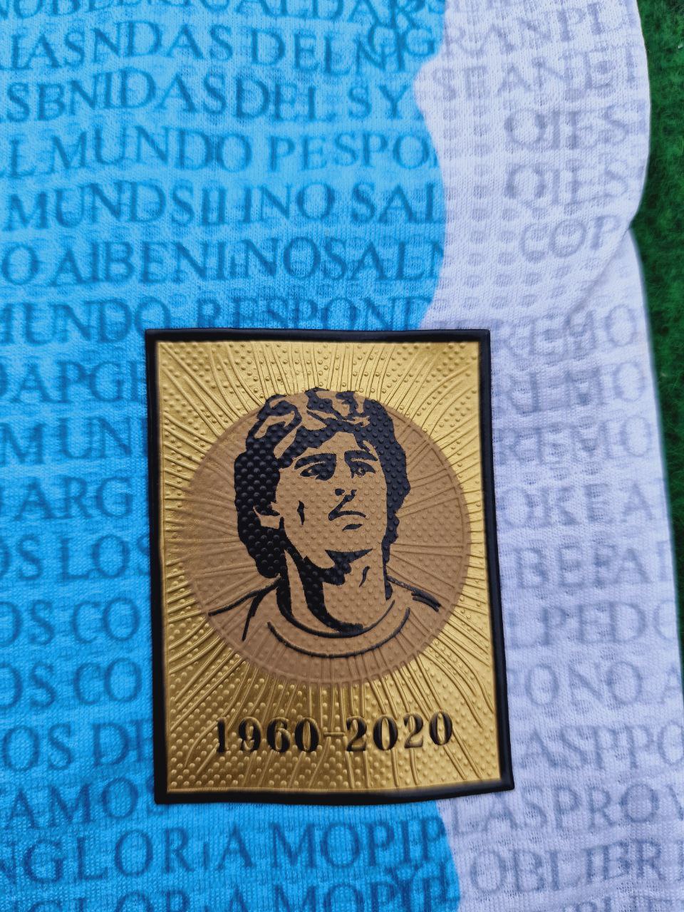 Diego Armando Maradona Argentina Commerative Anniversary Football Jersey – 4