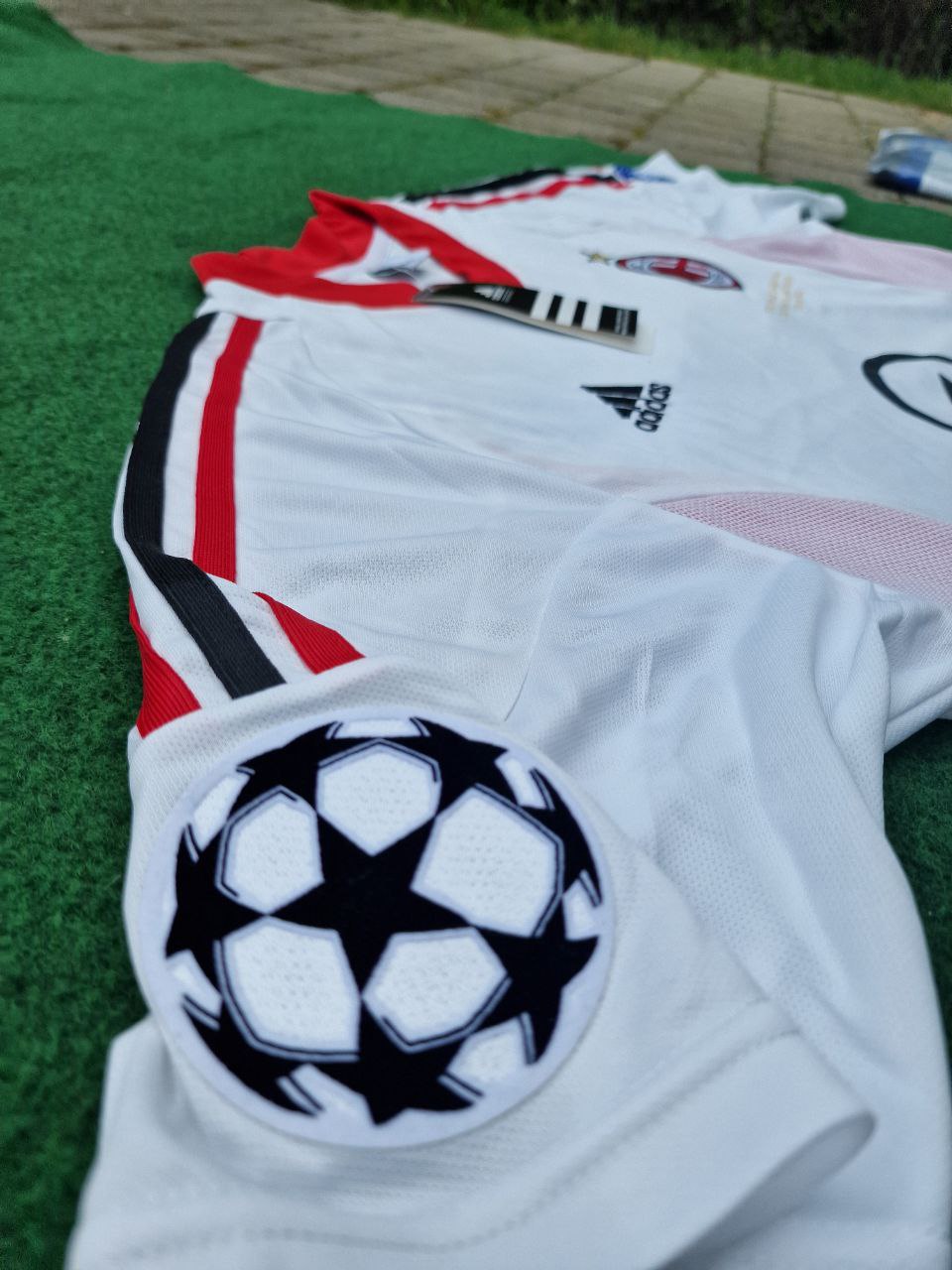 2003 Andrea Pirlo AC Milan Champions League Final White Retro Football Jersey – 6