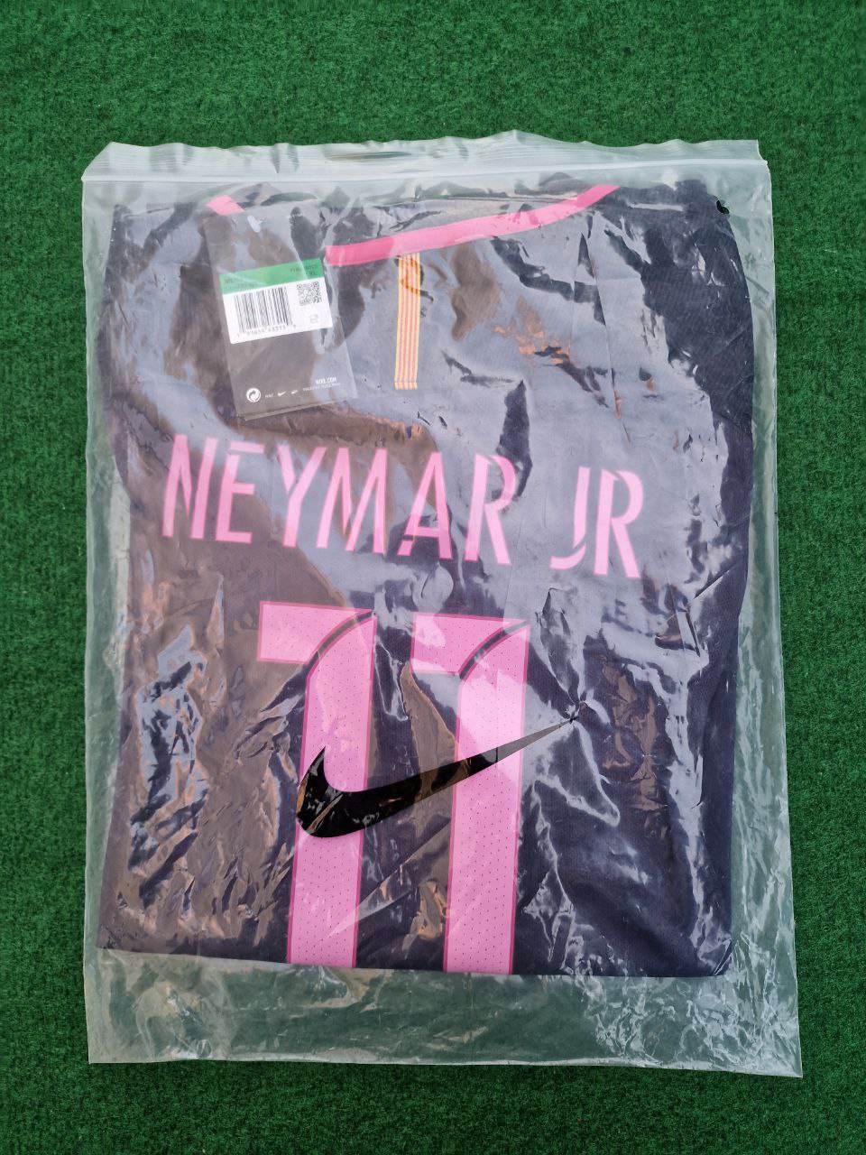 Neymar Jr Barcelona 2014/15 Retro Black Pink Jersey – 9