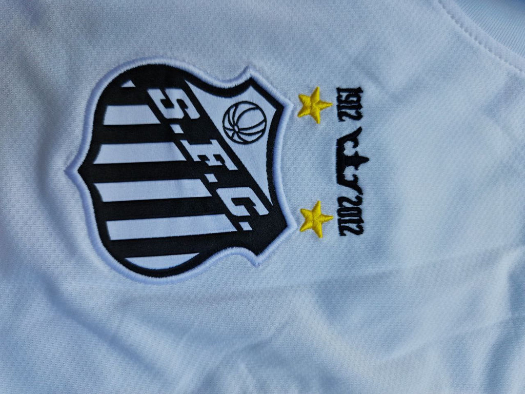 Neymar Jr Santos FC White Retro Football Jersey – 9