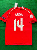 Arda Turan Türkiye Efsane Euro 2008 Turkey Retro Özel Forma Football Jersey – Back View