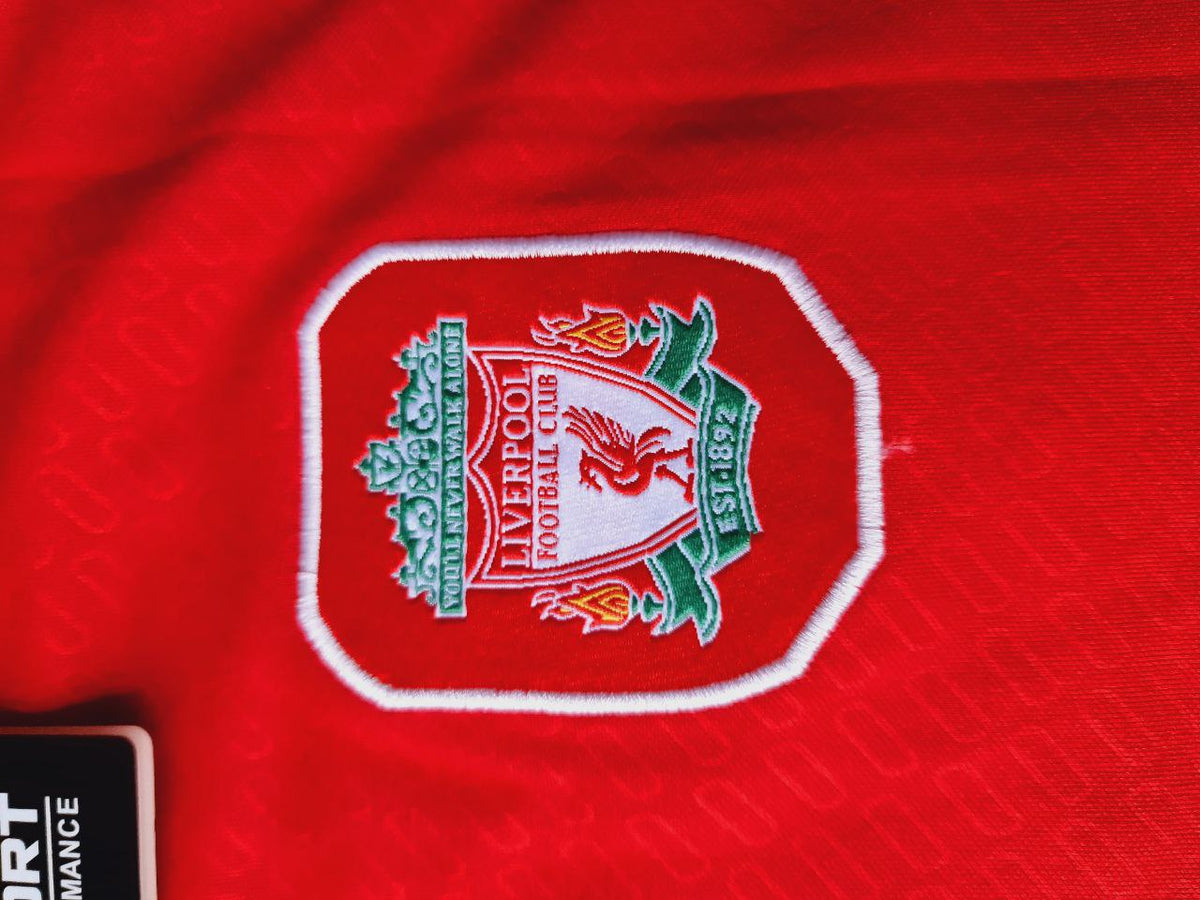 2005 Sami Hyypiä 4 Liverpool Champions League Final Red Retro Football Jersey – 4