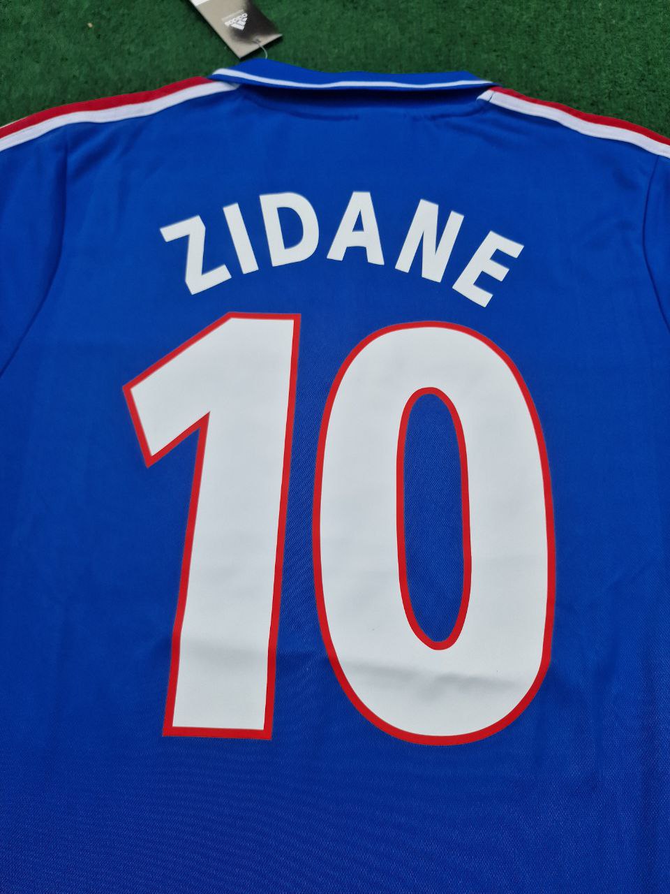 Zinedine Zidane France EURO 2000 2002 Retro Football Jersey – 4
