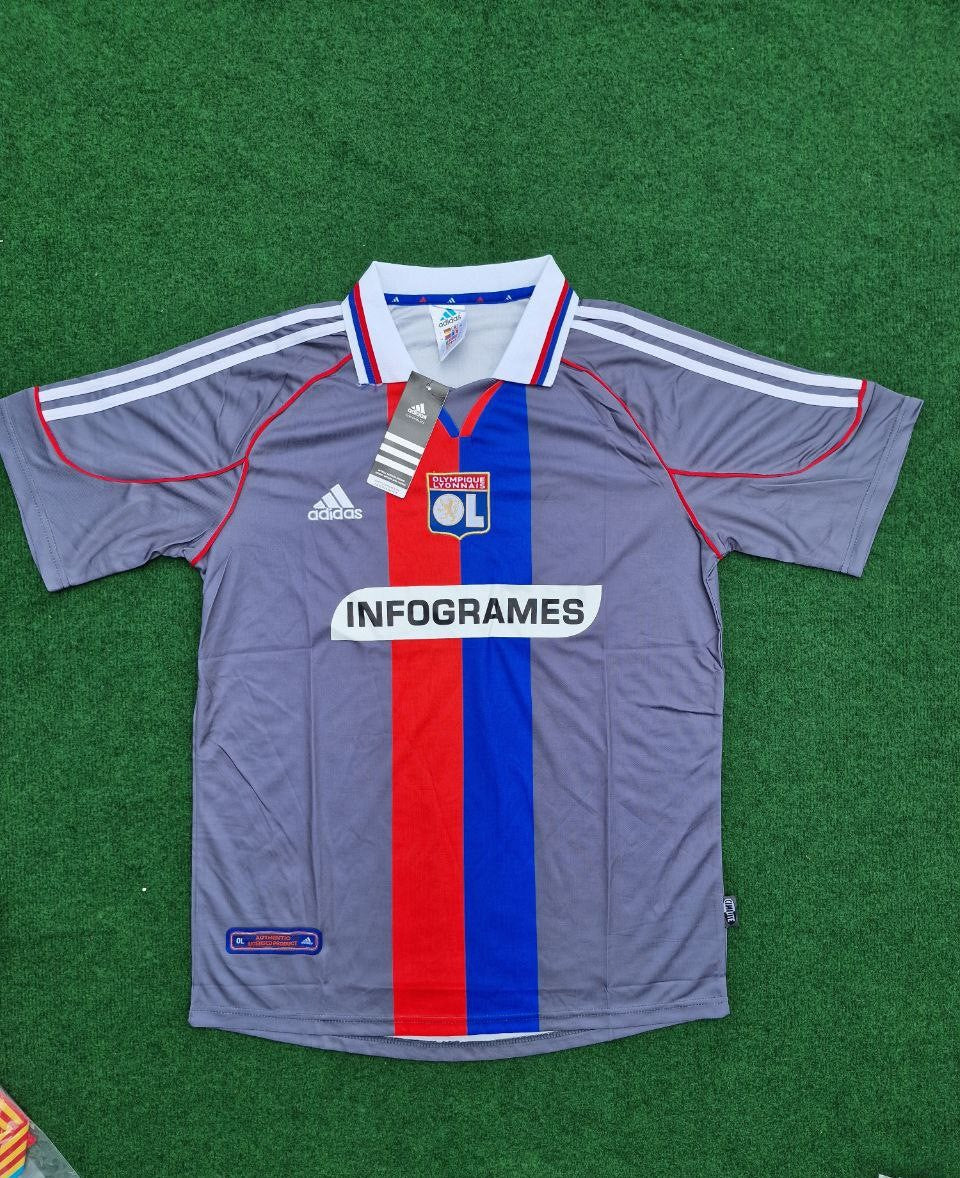 Olympique Lyonnais 01/02 Retro Jersey – Front View
