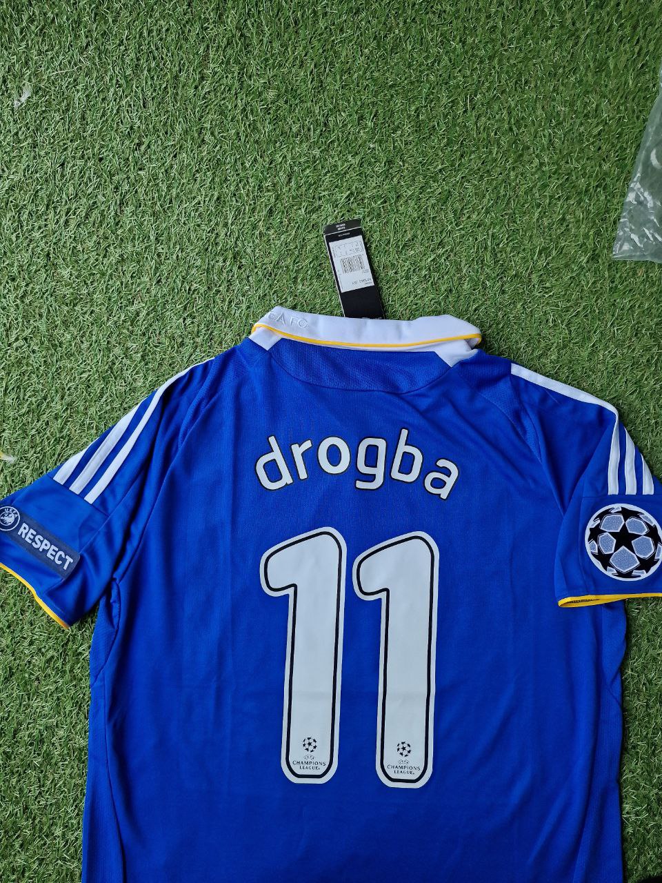Didier Drogba 11 Chelsea 2008 Champhions League Final Jersey – Detailed View