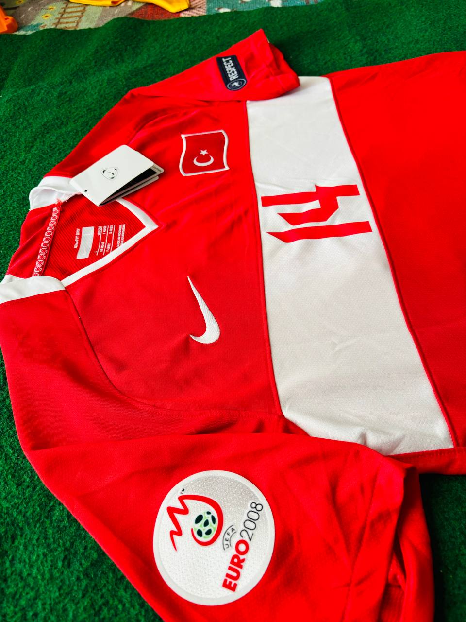 Arda Turan Türkiye Efsane Euro 2008 Turkey Retro Özel Forma Football Jersey – 4