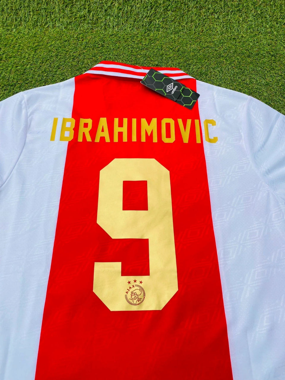 Zlatan Ibrahimovic Ajax Retro Golden Printing Football Jersey – 4