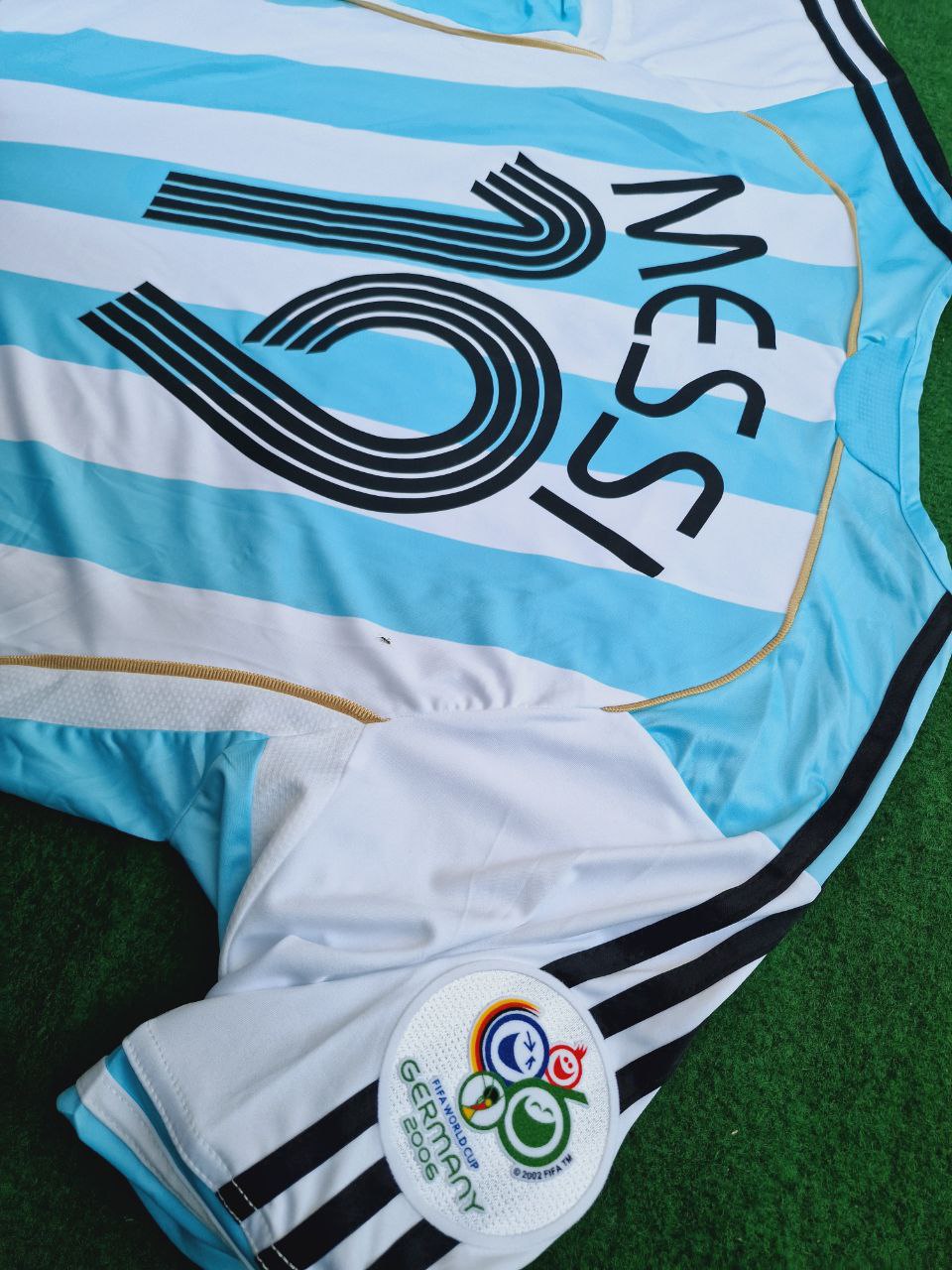 Lionel Messi Argentina 2006 World Cup Kids Retro Football Jersey – 8