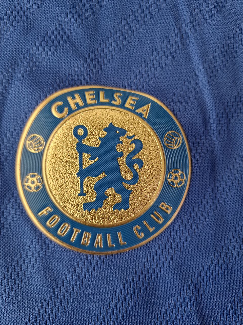 2012/13 Eden Hazard Chelsea Premier League Patch Blue Retro Football Jersey – 6