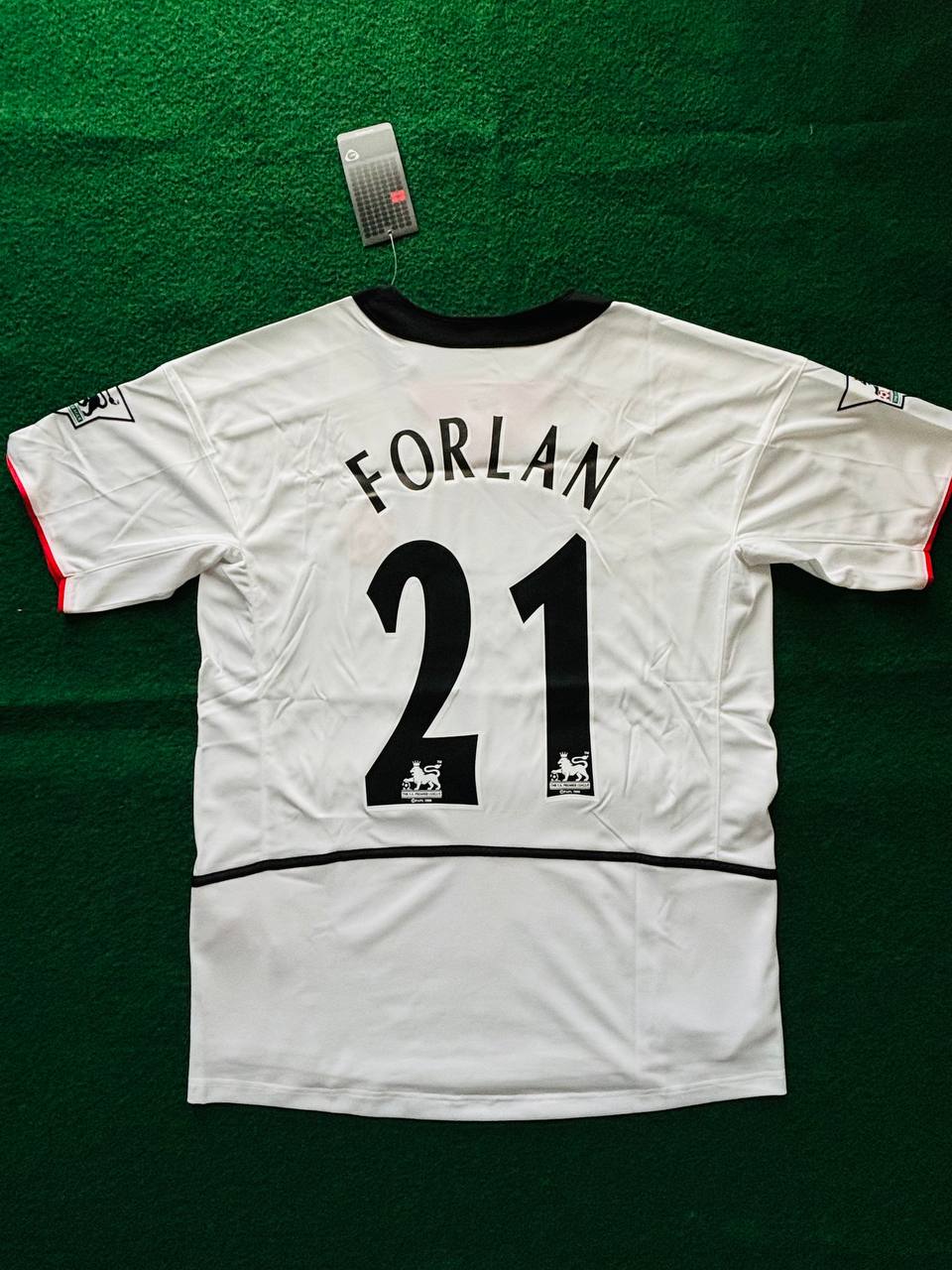 Diego Forlan Manchester United 2002 2004 Retro Jersey – Back View