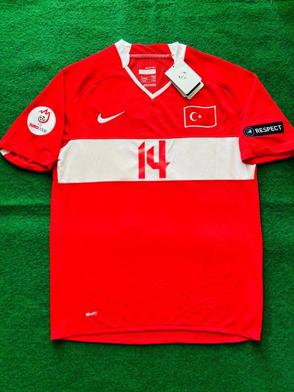 Arda Turan Türkiye Efsane Euro 2008 Turkey Retro Özel Forma Football Jersey – Detailed View