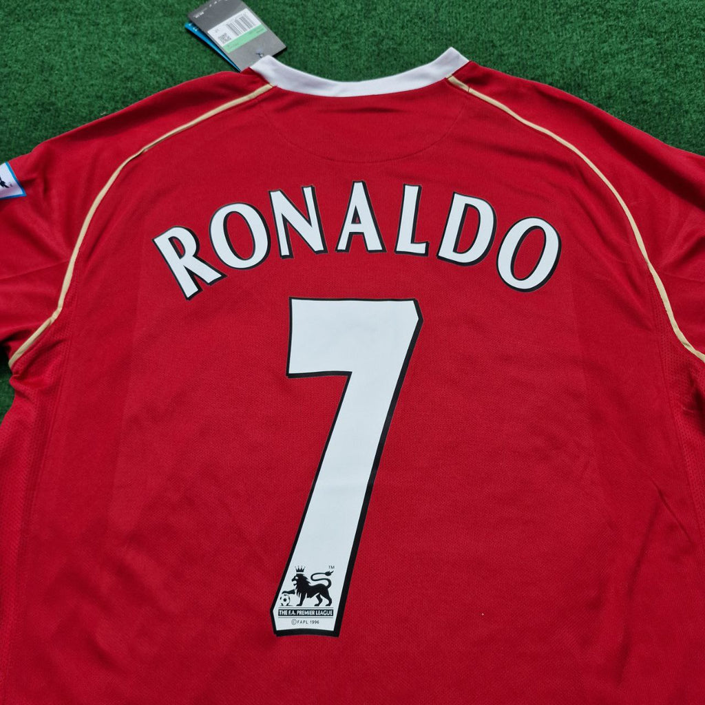 Cristiano Ronaldo #cr7 Manchester United 2006/07 Red Jersey – 5