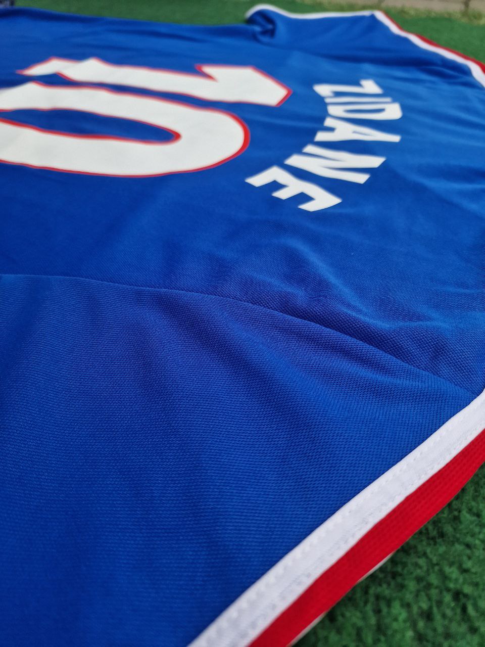 Zinedine Zidane France EURO 2000 2002 Retro Football Jersey – 5