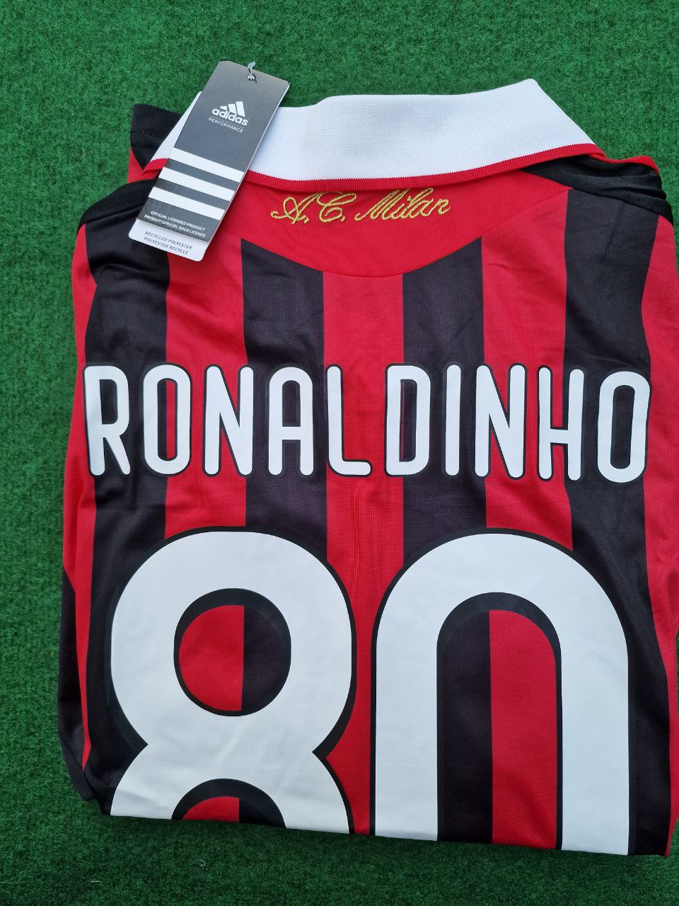 2010/11 Ronaldinho AC Milan Season Retro Football Jersey – 6