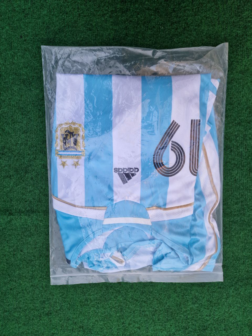 Lionel Messi Argentina 2006 World Cup Retro Long Sleeve Football Jersey – 6