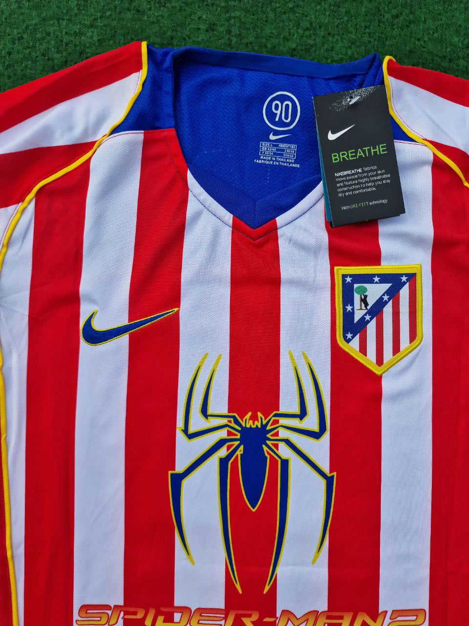 Fernando Torres Atletico Madrid 2004 2005 SpiderMan Retro Football Jersey – 4