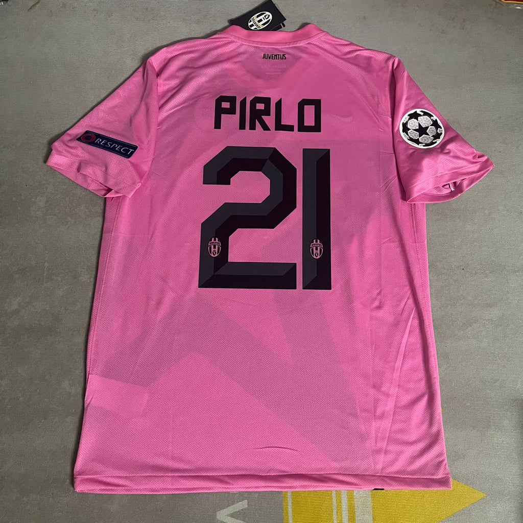 2012 Andrea Pirlo Juventus Pink 2013 Season Retro Football Jersey – 7