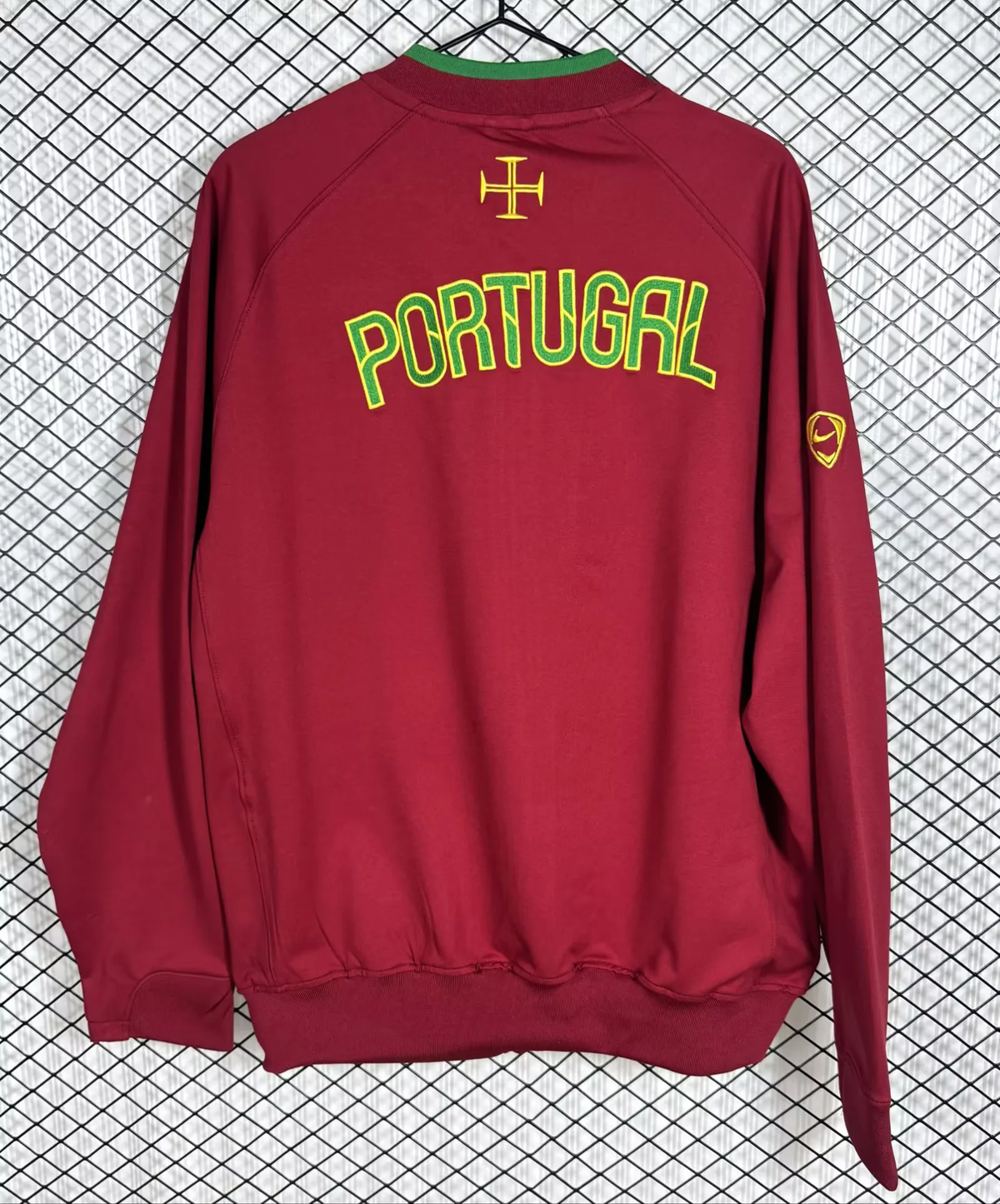Portugal 2006 Retro Red Windbreaker Jacket – Front View