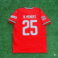 Portugal UEFA Nations League Winner Red Jersey – Nuno Mendes – Back View