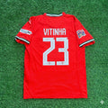 Portugal UEFA Nations League Winner Red Jersey – Vitinha – Back View