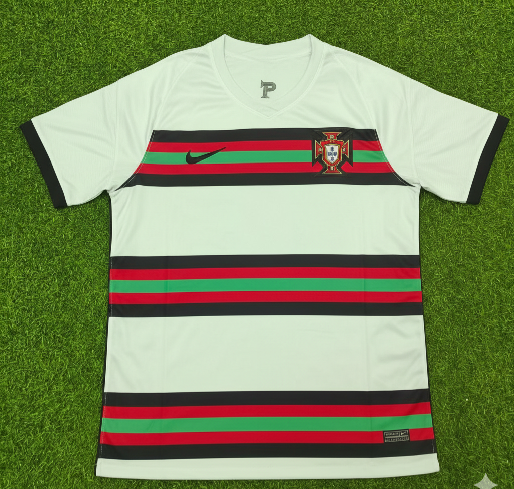 2020 Portugal EURO Retro Away Football Jersey – Back View