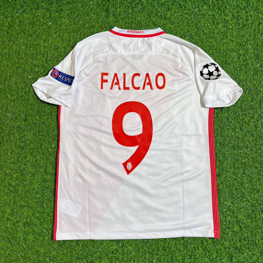 Radamel Falcao Monaco Retro Jersey – Back View