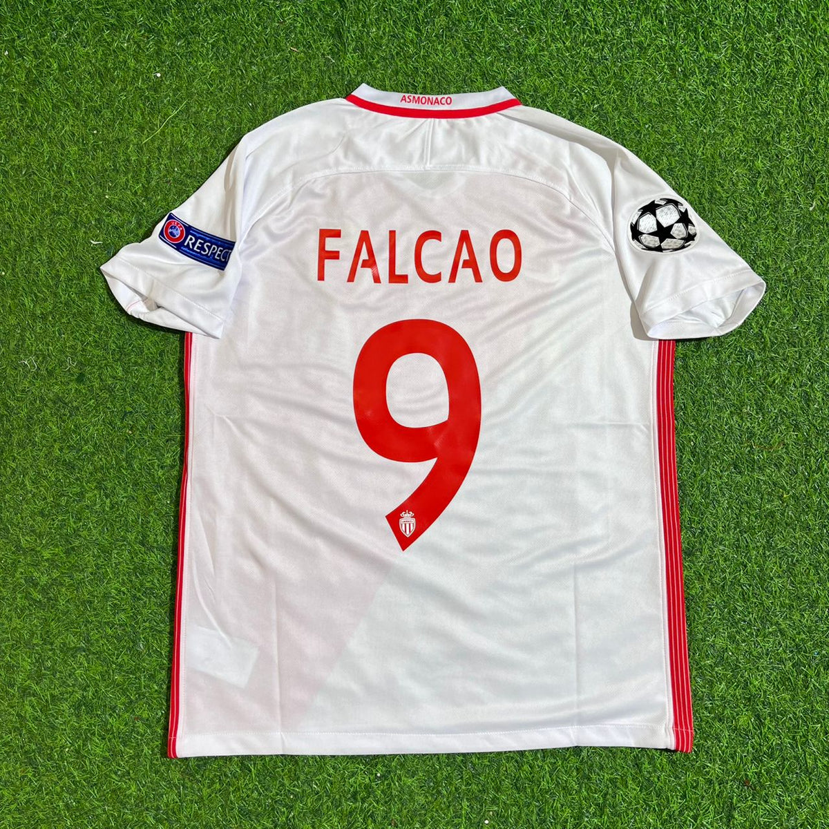 Radamel Falcao Monaco Retro Jersey – Back View