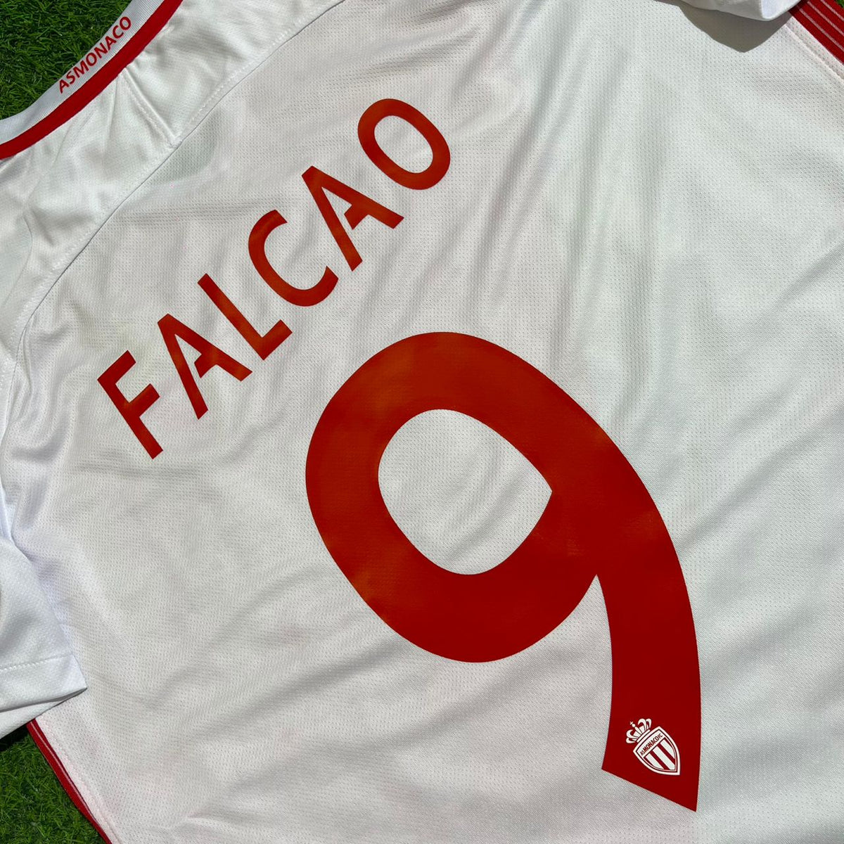 Radamel Falcao Monaco Retro Jersey – Detailed View