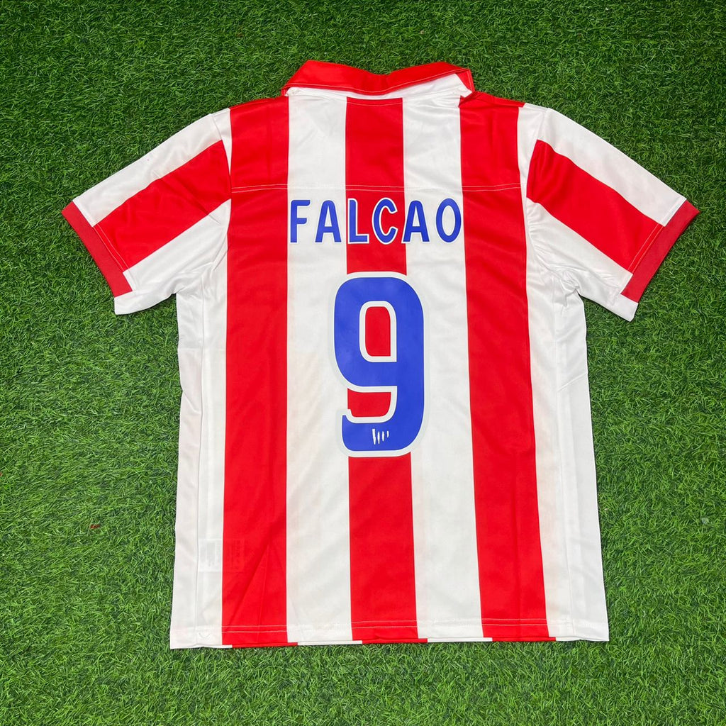 Radamel Falcao Atlético de Madrid Retro Football Jersey – Back View